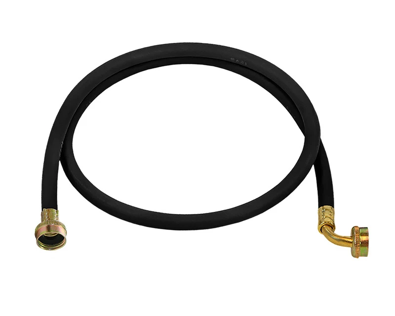 Washing Machine Hose With 90-Degree Elbow, 3/8 In. x 6 Ft.