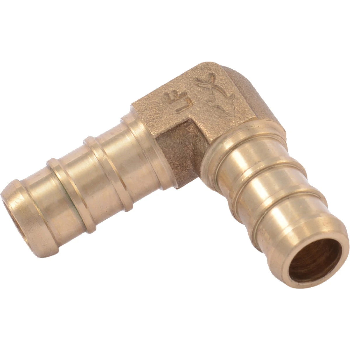3/8 In. X 3/8 In. Barb 90 Degree Brass Pex Elbow Fitting