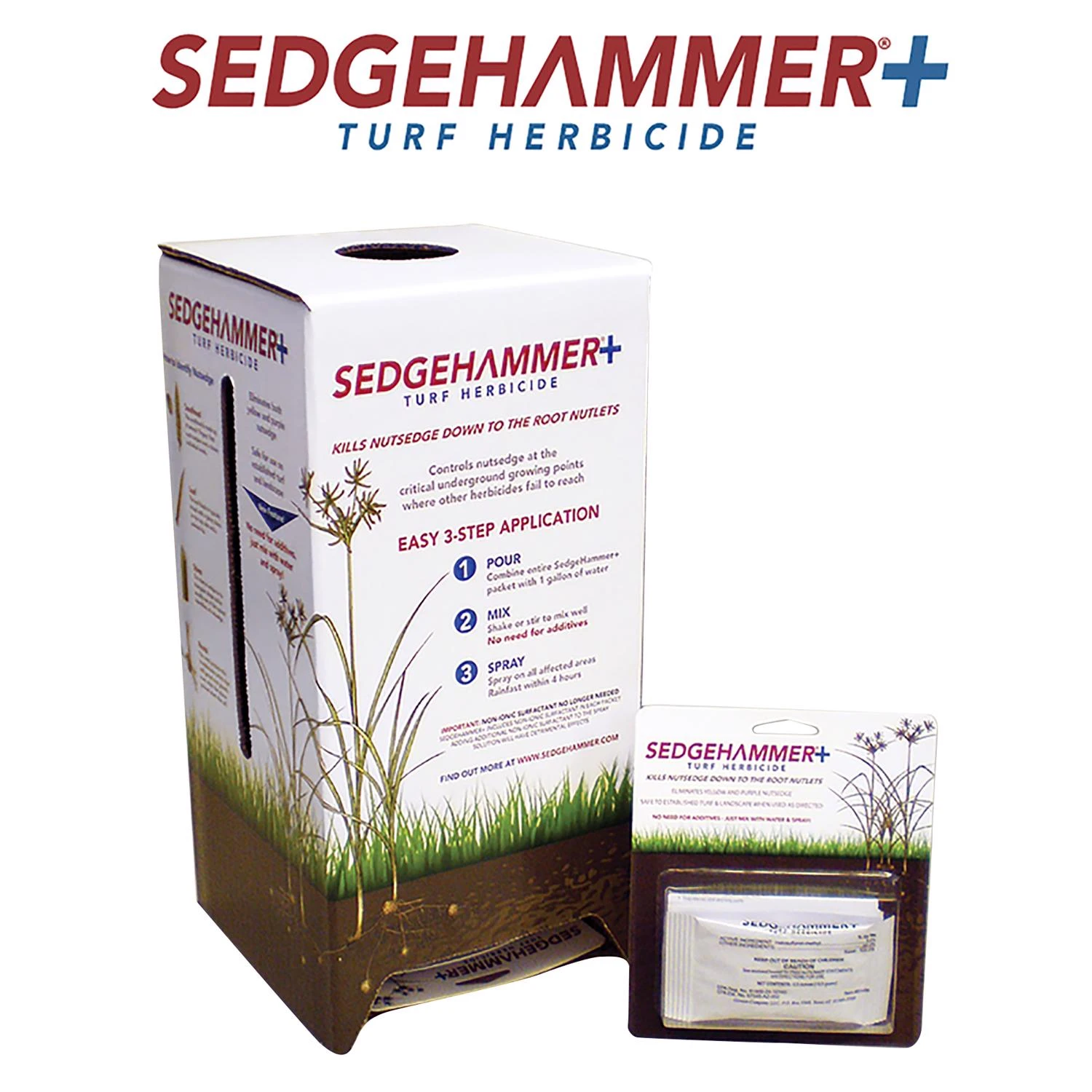 Monterey Sedgehammer Plus Turf Herbicide Powder 0.5 Oz - Effective Nutsedge Control