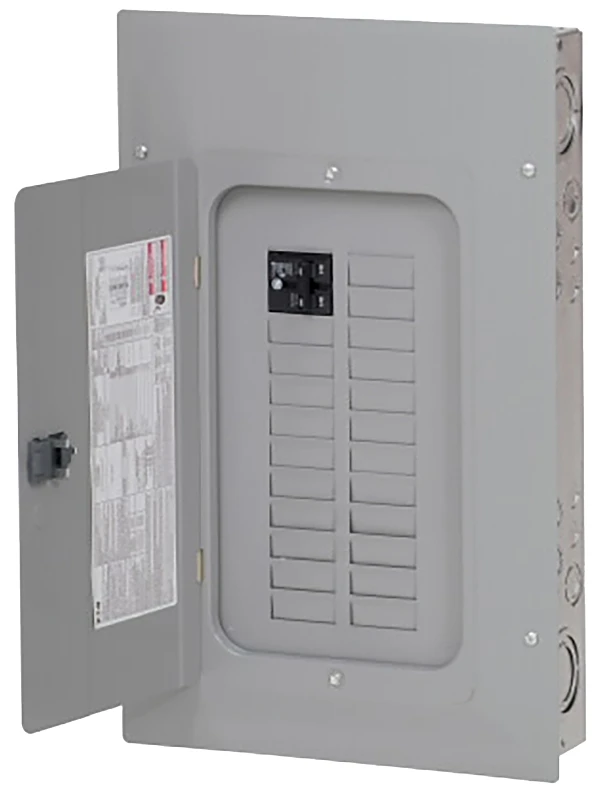 Indoor Load Center with Combination Cover, 20 Space and 20 Pole, 100 Amp Main Breaker