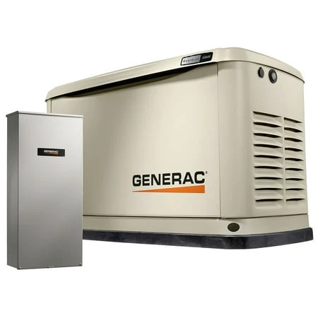 10/9kw Automatic Standby Home Generator With Wi-fi Monitoring And 16-circuit Transfer Switch