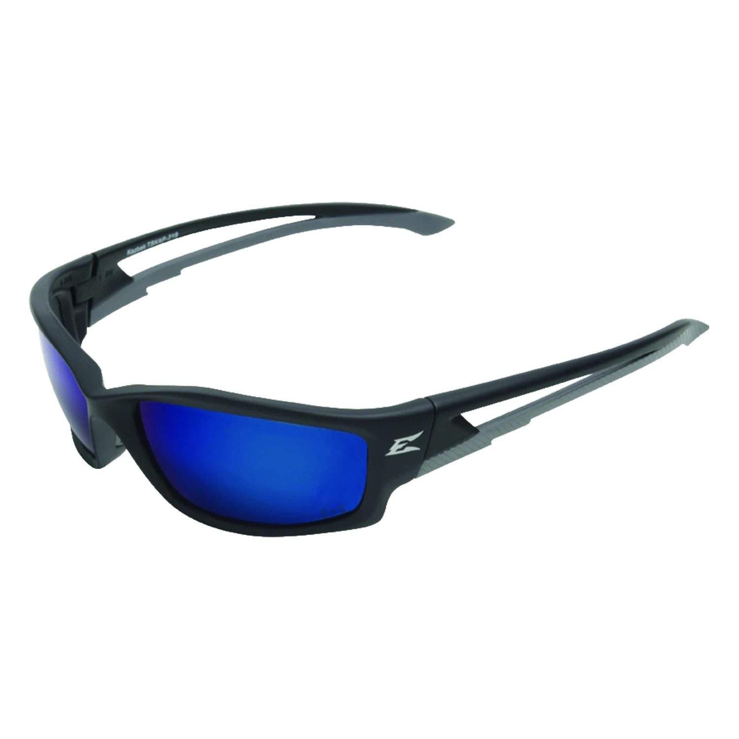 Kazbek Polarized Safety Glasses With Aqua Precision Blue Mirror Lenses