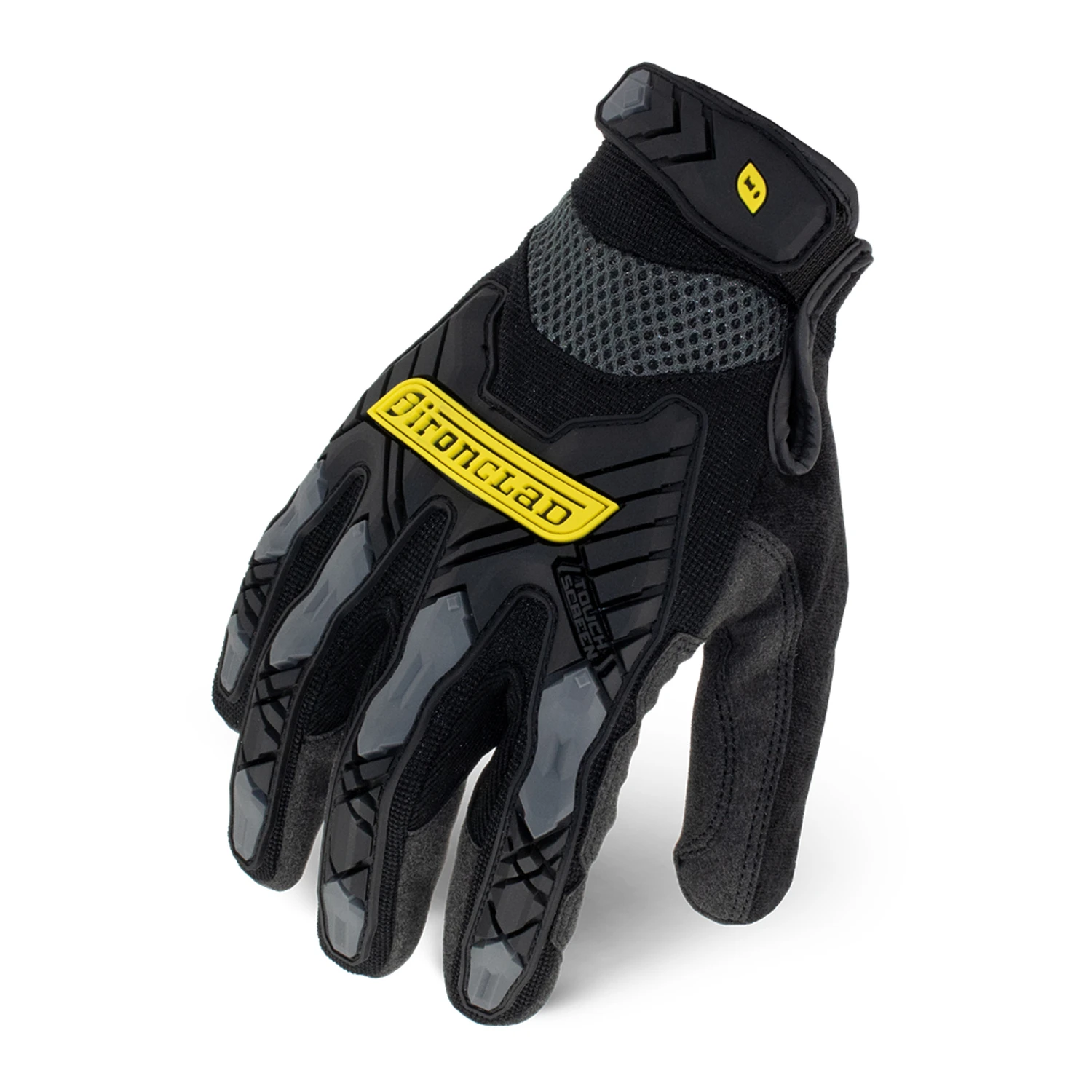 Command Impact Resistant Touch Screen Work Gloves Black Men's Extra Large