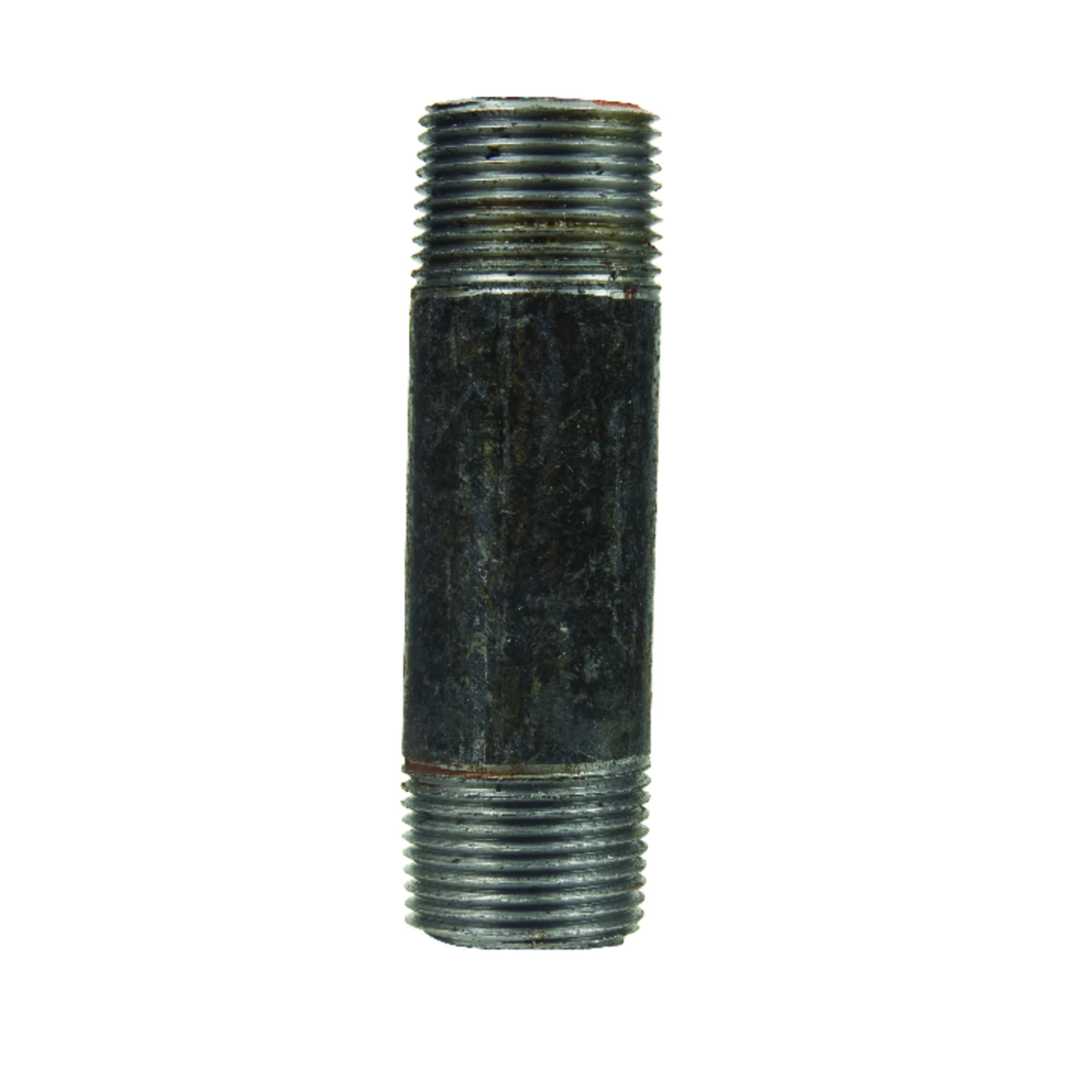 Beck 1-1/2 In. Mpt Black Steel 4 In. L Nipple For Plumbing Applications