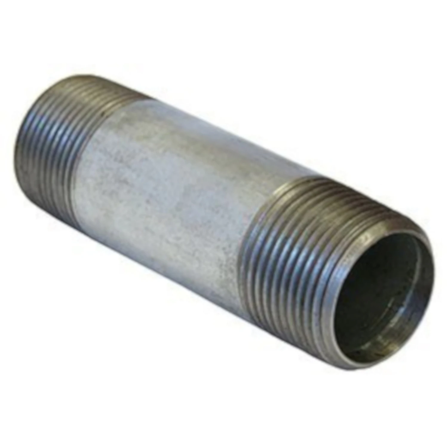Galvanized Steel Pipe Nipple, 1/8 Inch Diameter by 3 and 1/2 Inch Length