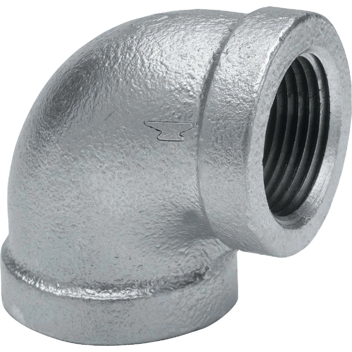 3/4 In. X 1/2 In. 90 Degree Reducing Galvanized Malleable Iron Elbow