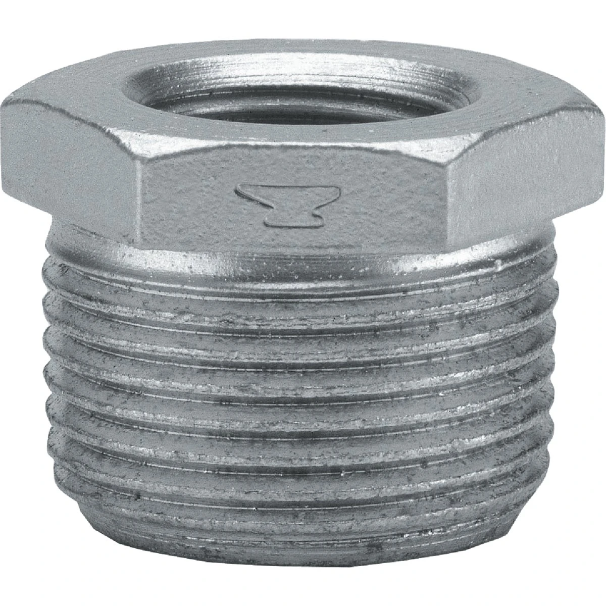 1/2 In. X 1/8 In. Hex Galvanized Steel Bushing For Plumbing