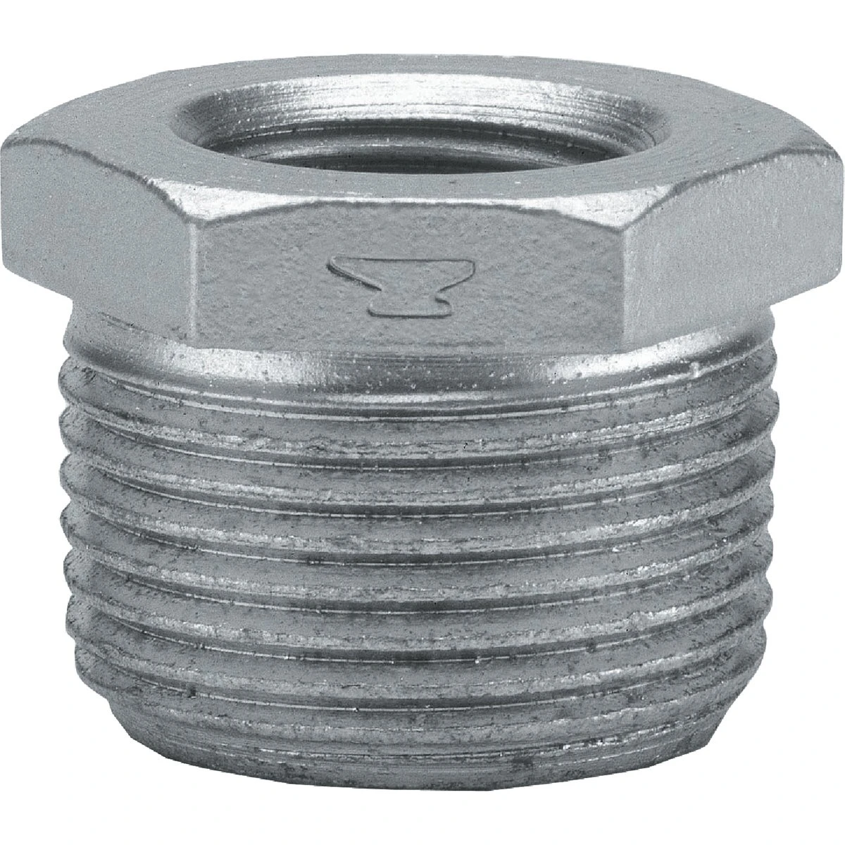 1 In. X 1/4 In. Hex Galvanized Malleable Iron Bushing