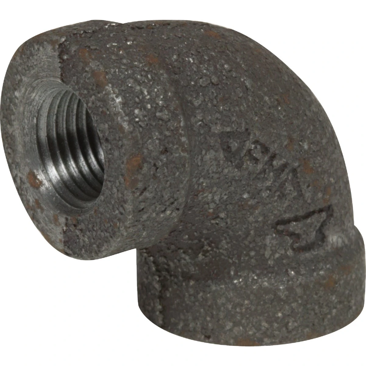 2 In. 90 Degree Malleable Black Iron Elbow Fitting