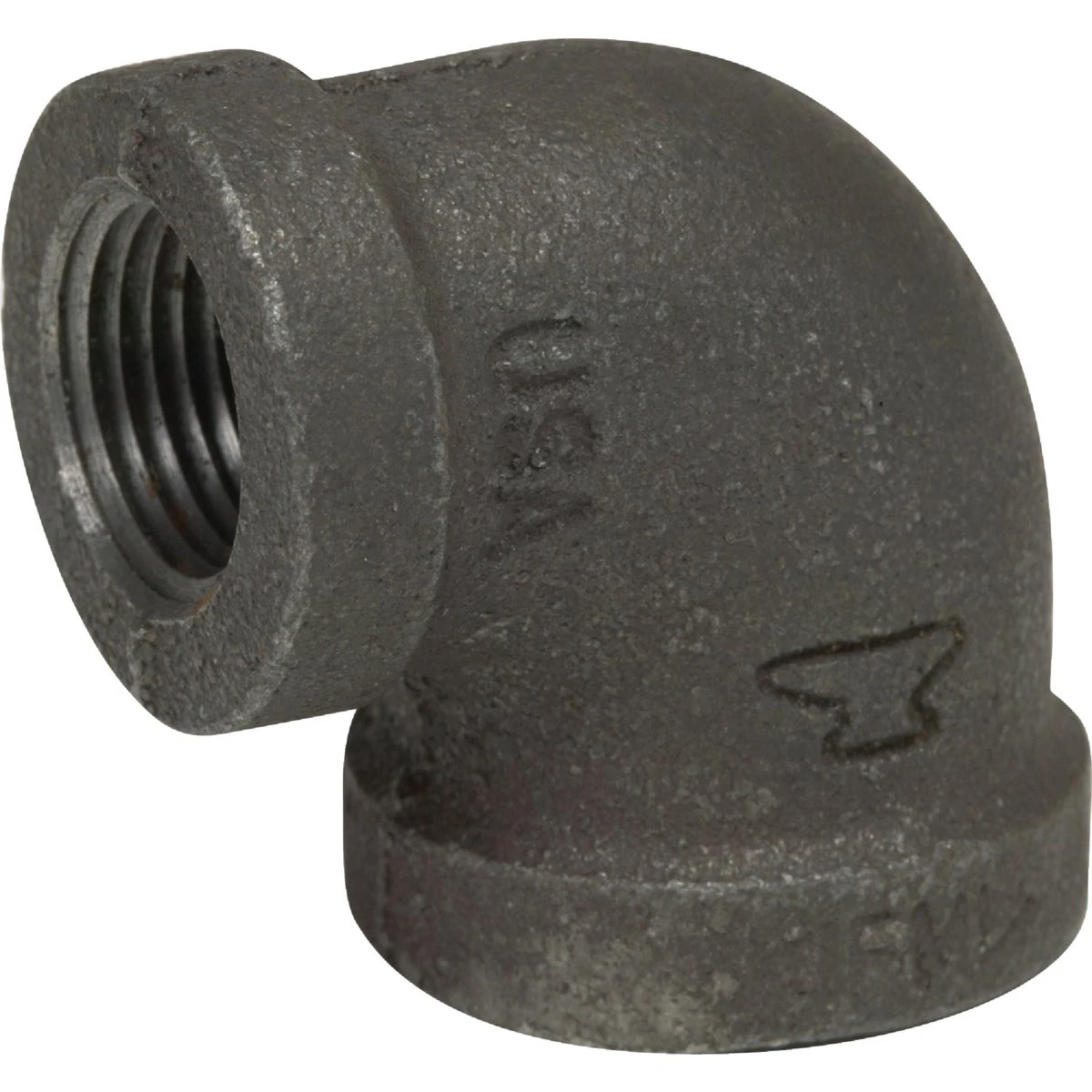 1 In. X 3/4 In. 90 Degree Reducing Malleable Black Iron Elbow