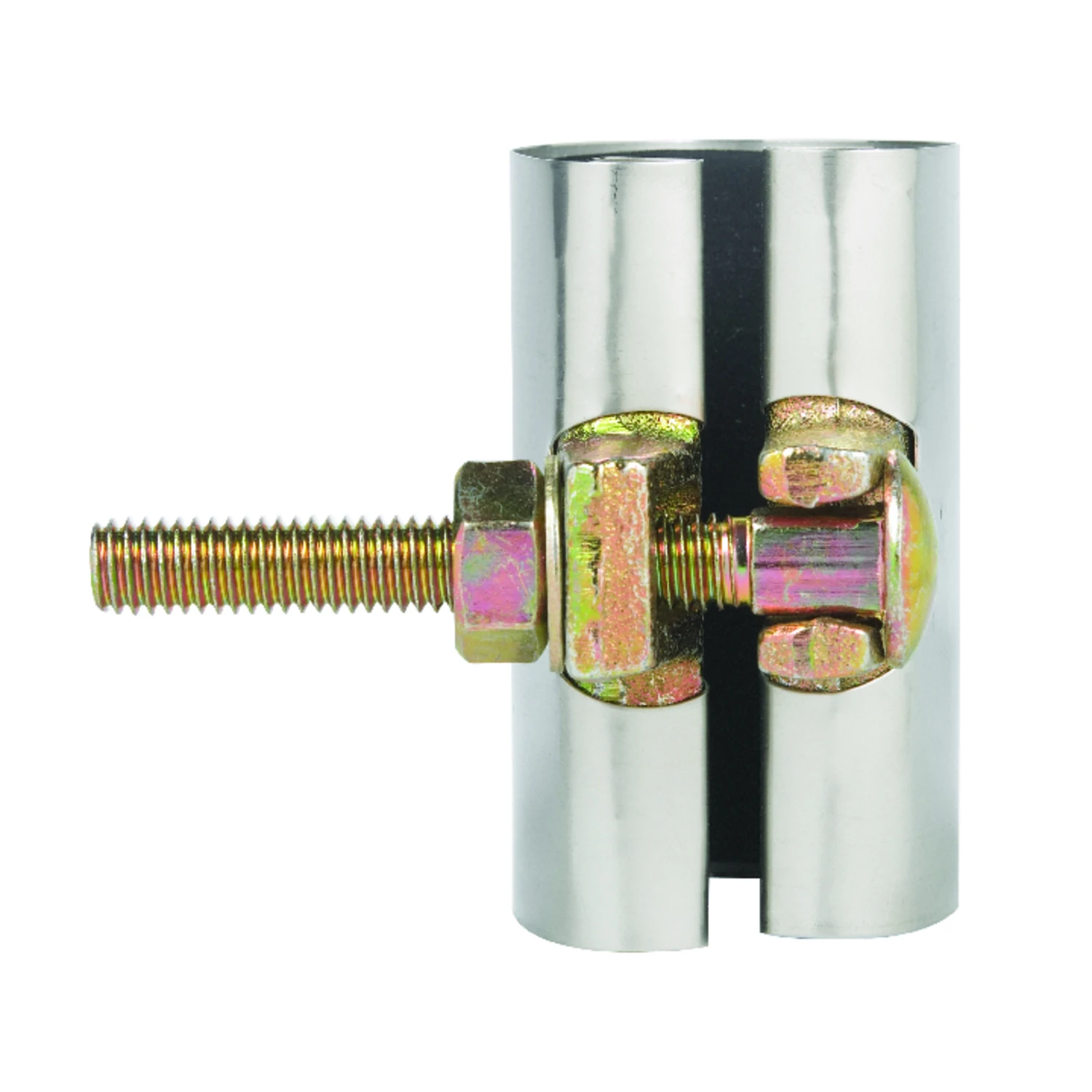 Stainless Steel Pipe Repair Clamp, One and One Quarter Inch by Three Inch