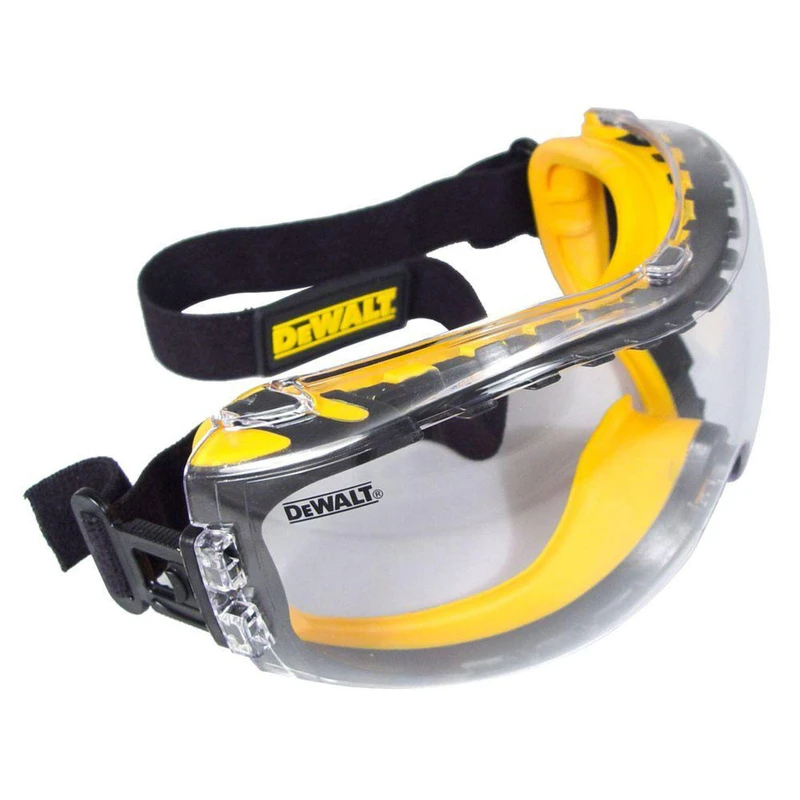 Concealer Anti-fog Safety Goggles Clear Lens Black/yellow Frame Dpg82-11c