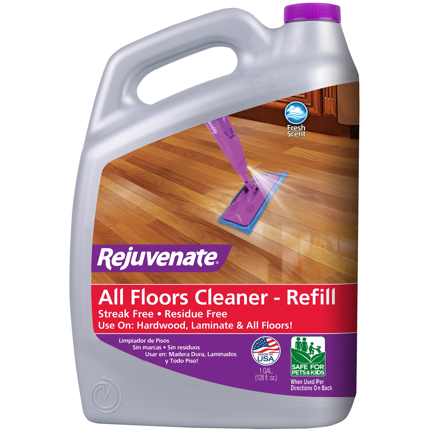 128 Oz. All Floors Cleaner - Fresh Scent, Ph Balanced, Multi-surface