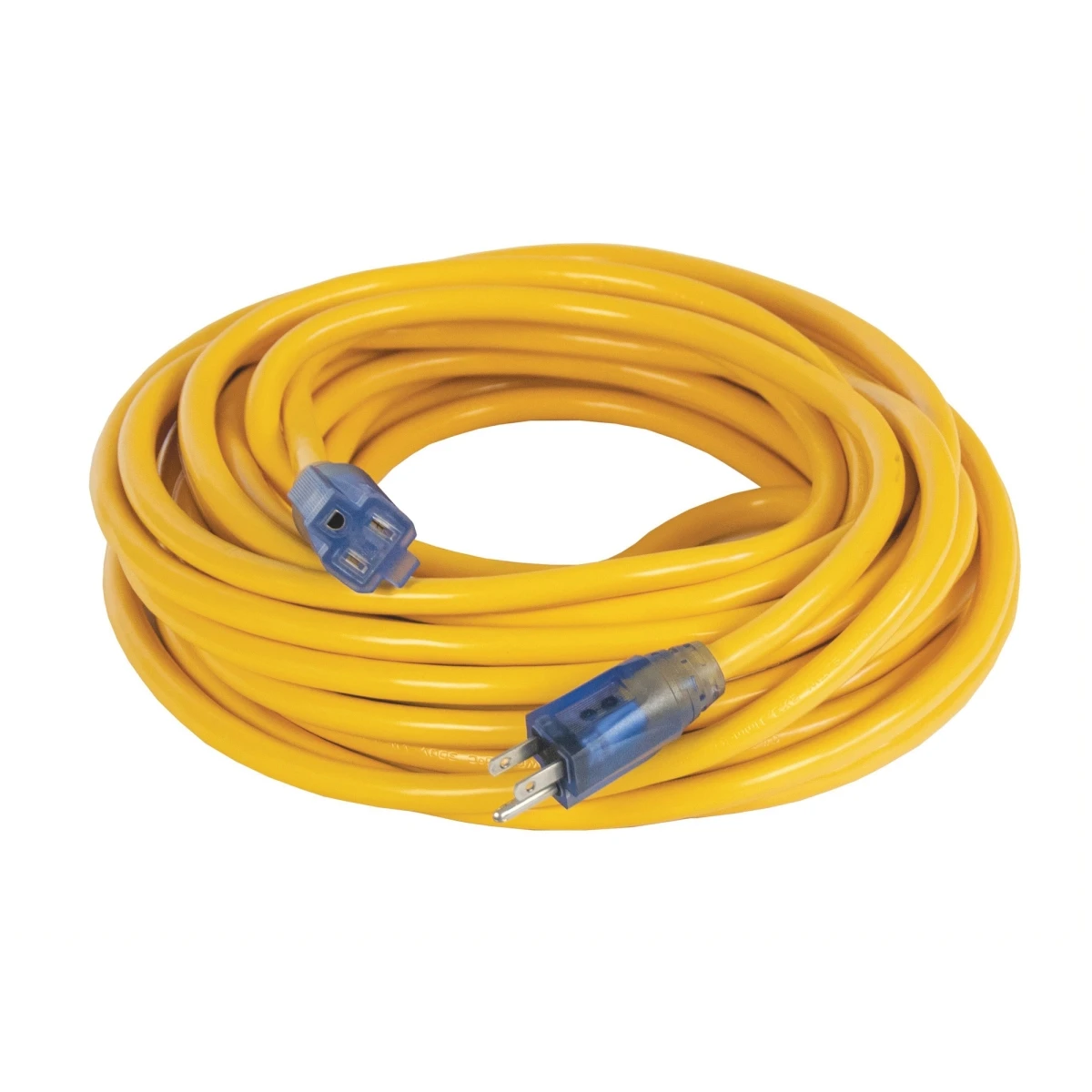 50 Ft. 12/3 Sjtw Lighted Extension Cord With Continuous Ground Monitoring