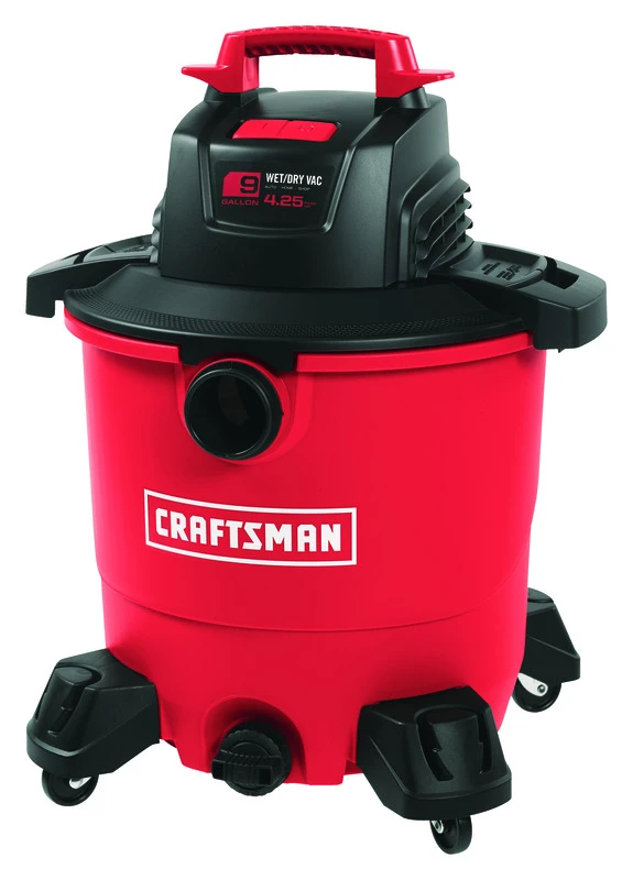 9 Gallon Corded Wet/dry Vacuum 8.3 Amps 120 Volt 4.25 Hp