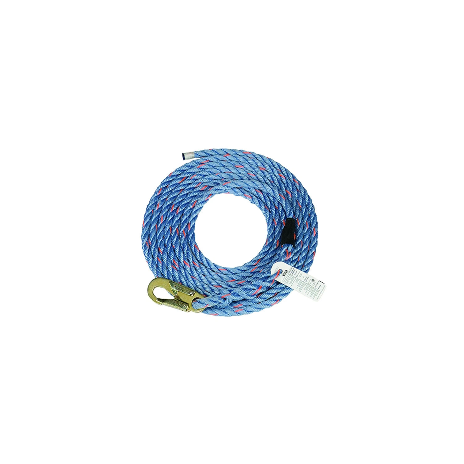 Vertical Lifeline with Polysteel Rope, Five Eighths Inch Diameter by Fifty Feet Length