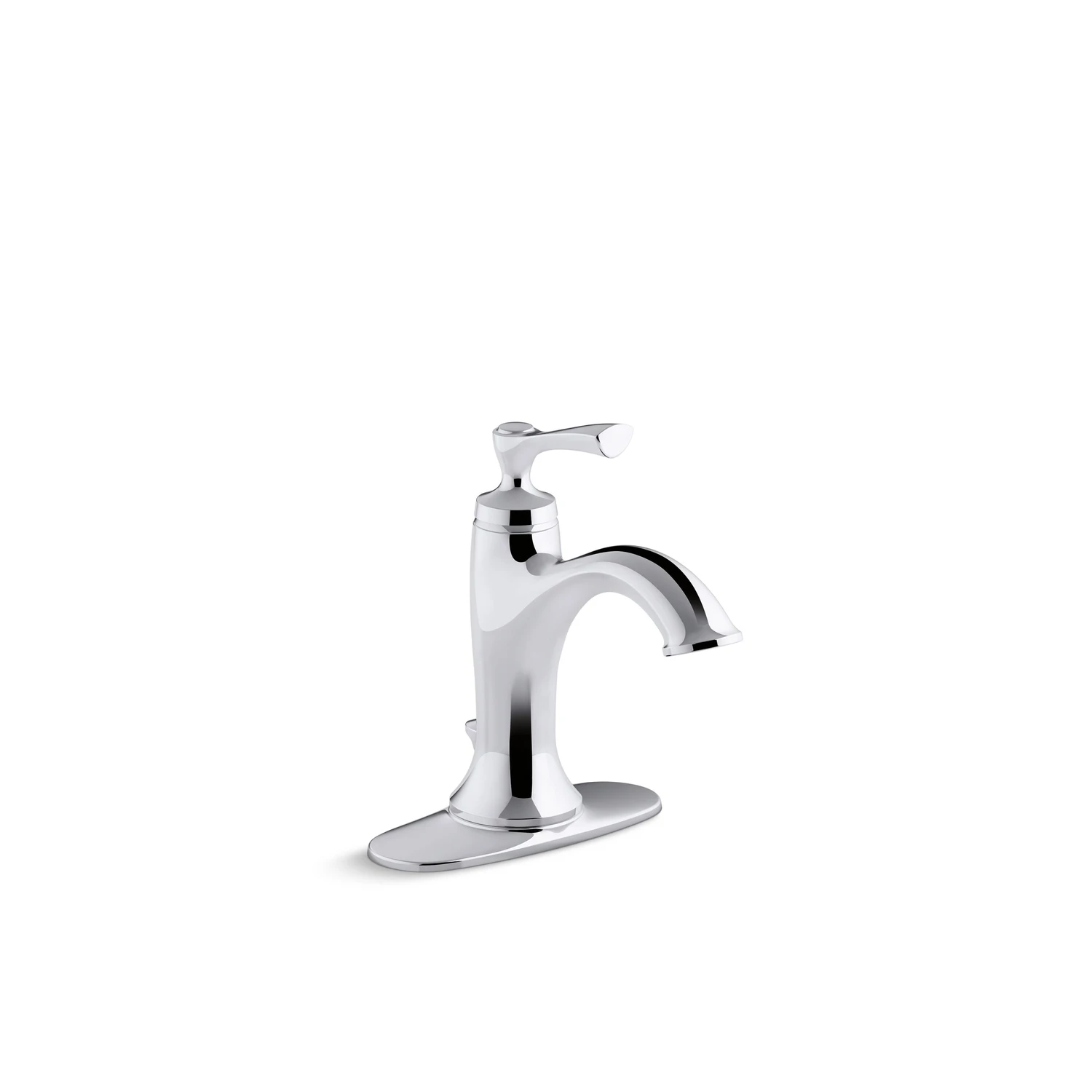 Elliston Polished Chrome 1-handle Bathroom Faucet With Pop-up Drain Assembly