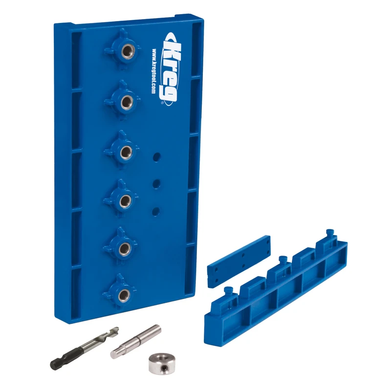 Kreg Kma3220 Nylon Shelf Pin Jig For Adjustable Shelves, 5mm Drill Bit Included