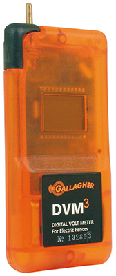 Gallagher 9 V Battery-Powered Digital Volt Meter Orange Gallagher 9 V Battery-Powered Digital Volt Meter Orange
