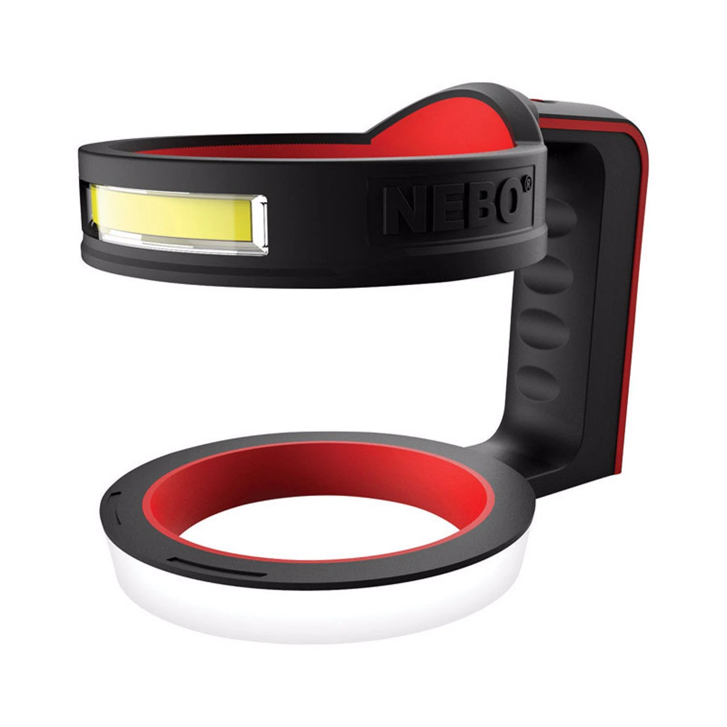 350 Lumens Black/red Flashlight Lantern With Ergonomic Handle