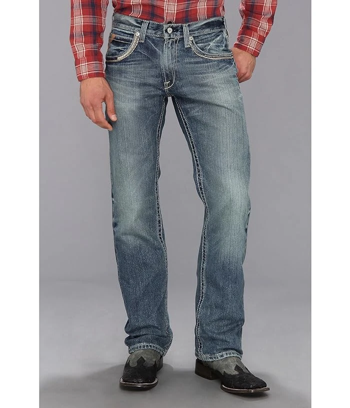Men's M5 Ridgeline Gambler Medium Wash Jeans 36w X 32l Slim Straight Leg