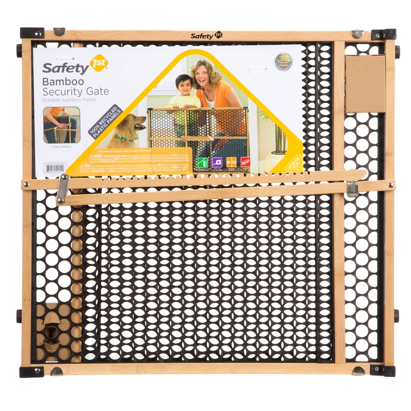 Multicolored 24 In. H X 28-42 In. W Wood Child Safety Gate