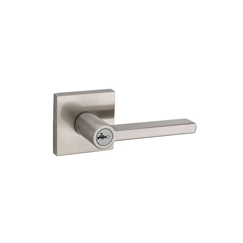 Smartkey Halifax Satin Nickel Entry Lockset Kw1 1-3/4 In. Ansi/bhma Grade 2