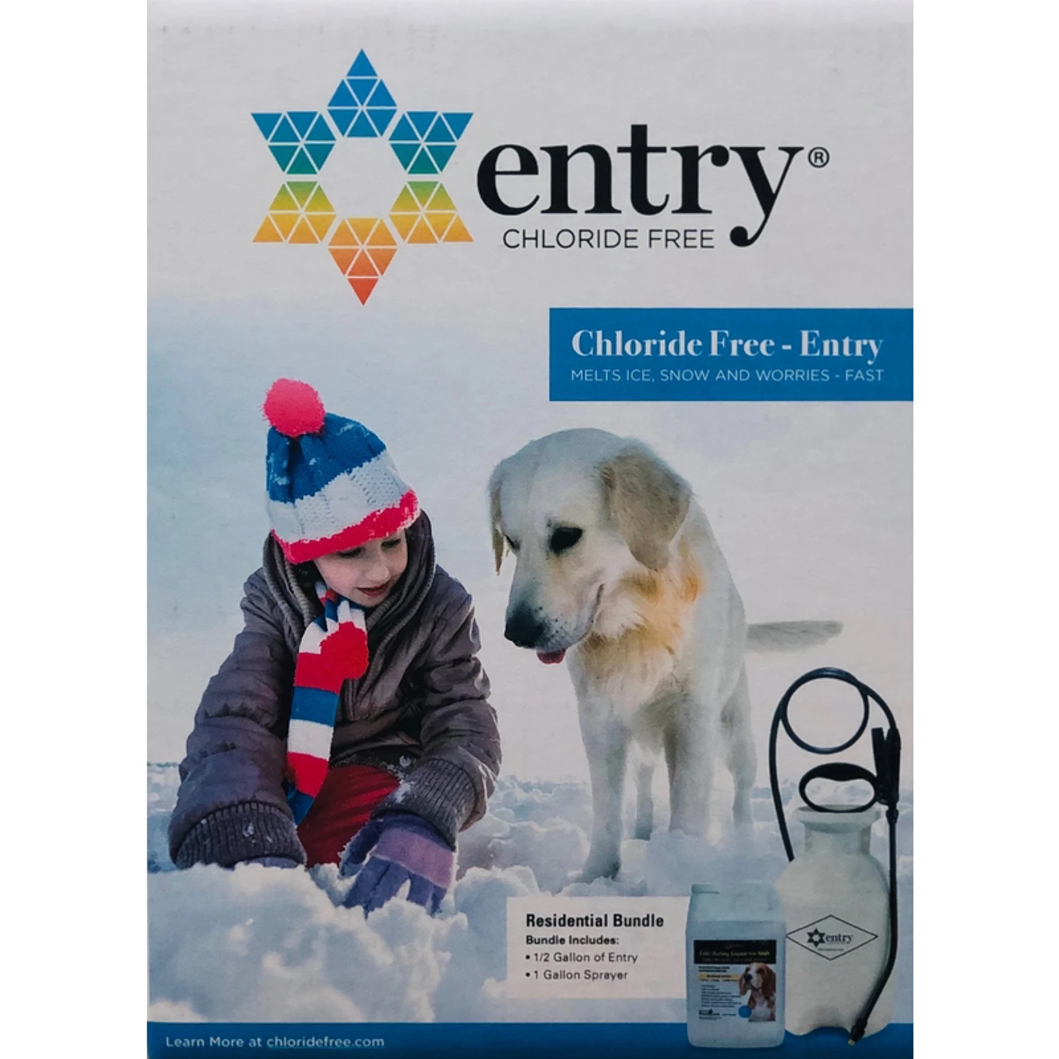 Branch Creek Residential Liquid Ice Melt Sprayer Bundle, Pet Safe, 1 Gallon