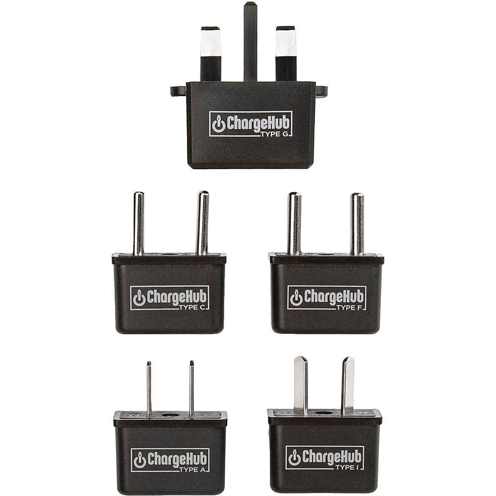 International Travel Adapter Set Compatible with ChargeHub X3 X5 X7 Models