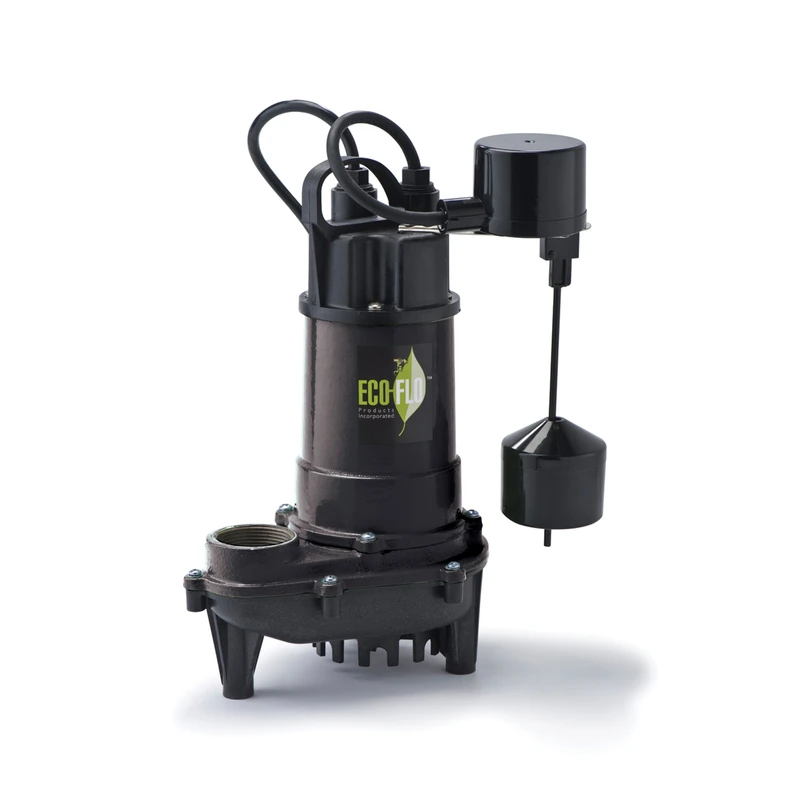 1/3 Hp Cast Iron Submersible Sump Pump With Vertical Float Switch