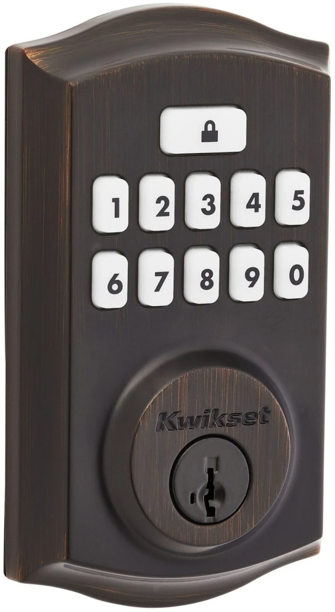 Signature Series Smartcode Venetian Bronze Electronic Deadbolt 9260 Trl 11p Smt Cp