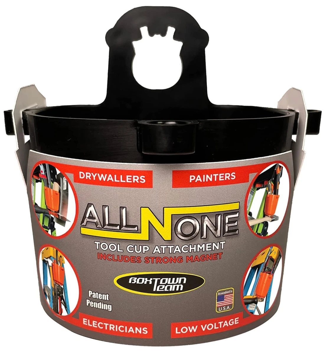 All-N-One Ladder Tool Holder Cup for Secure Tool Storage on Ladders