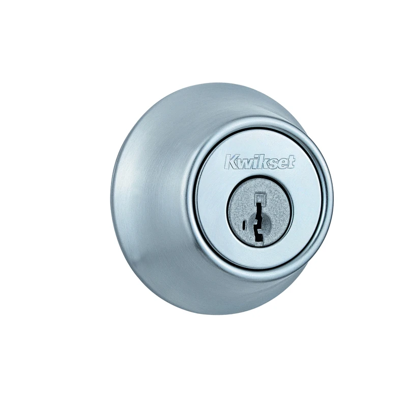 Satin Chrome Single Cylinder Deadbolt Grade 3 Security Model 660 26d