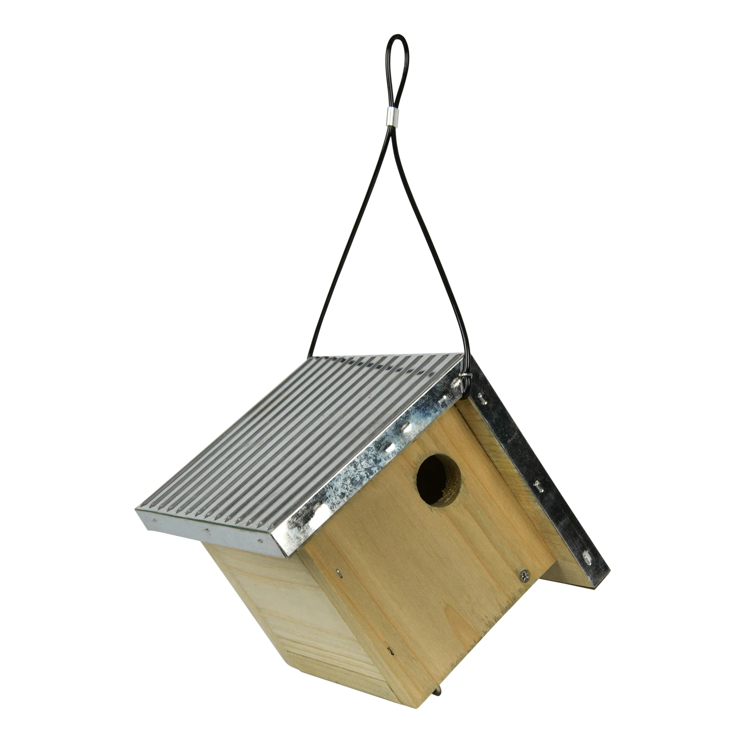 Rustic Wren Bird House Made of Natural Cedar Wood