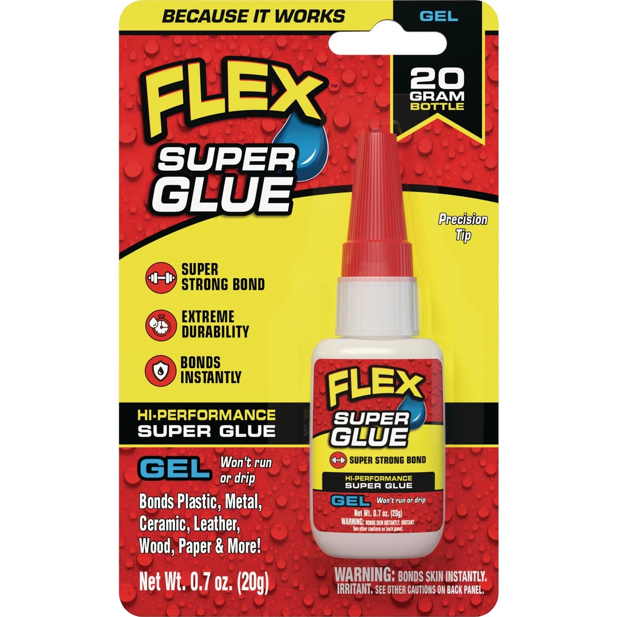 Gel 0.7 Oz. High Strength Adhesive For Multiple Surfaces