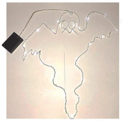 H12bwd1028tv Battery Operated Led Wire Ghost Window Decoration
