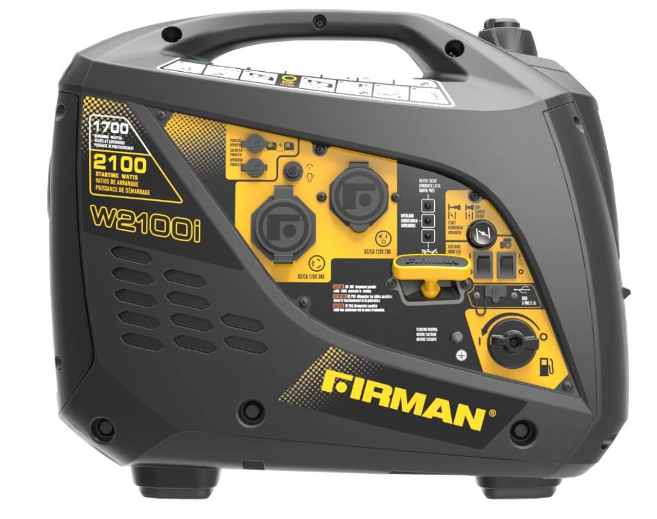 W01784 Portable Gas Generator, 2100/1700-watt With Parallel Kit