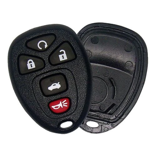 Car Remote Shell with Five Buttons Compatible with Select Buick Cadillac Chevrolet GMC Saturn Models Without Electronics