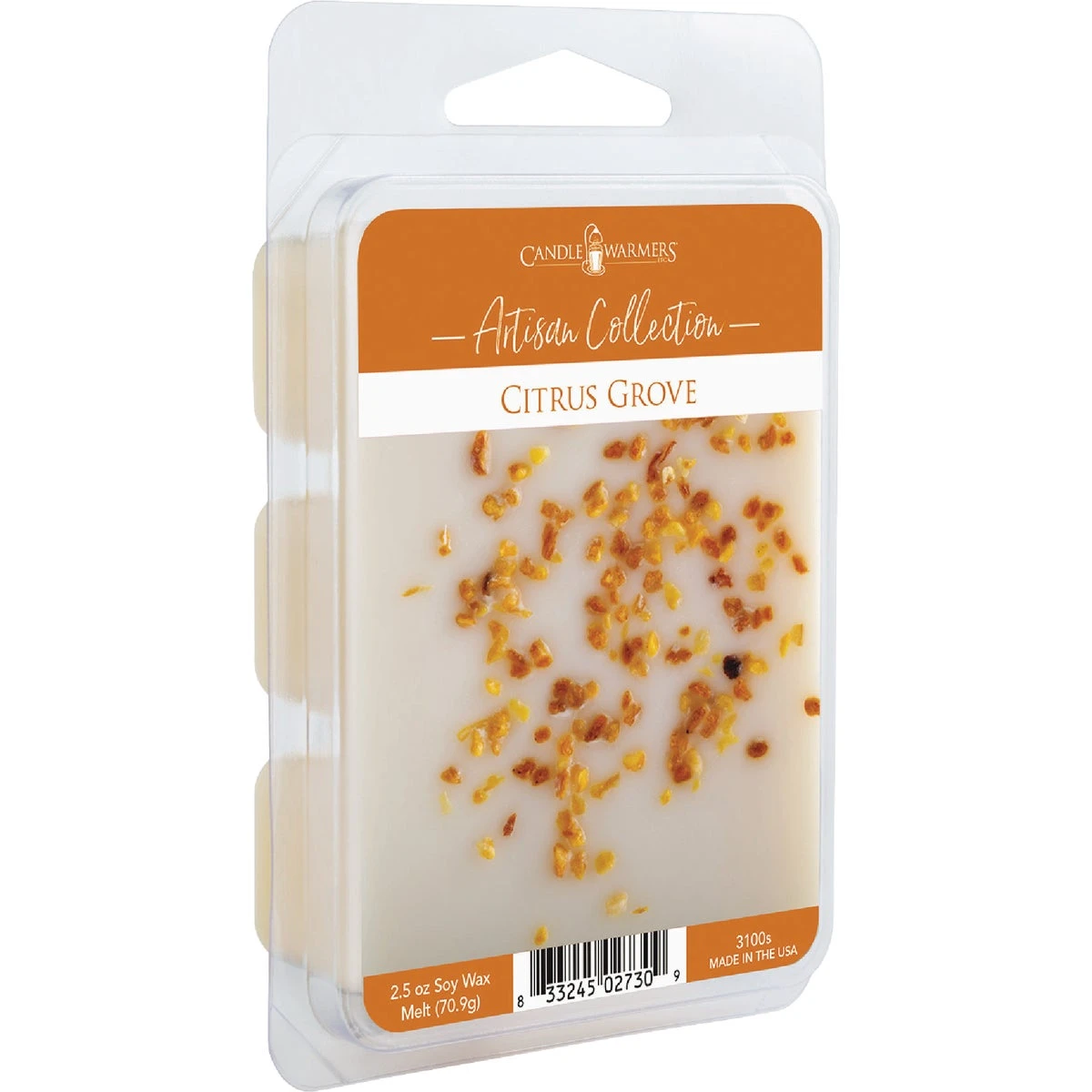 Artisan Citrus Grove Scented Wax Melt, 2.5 Ounce