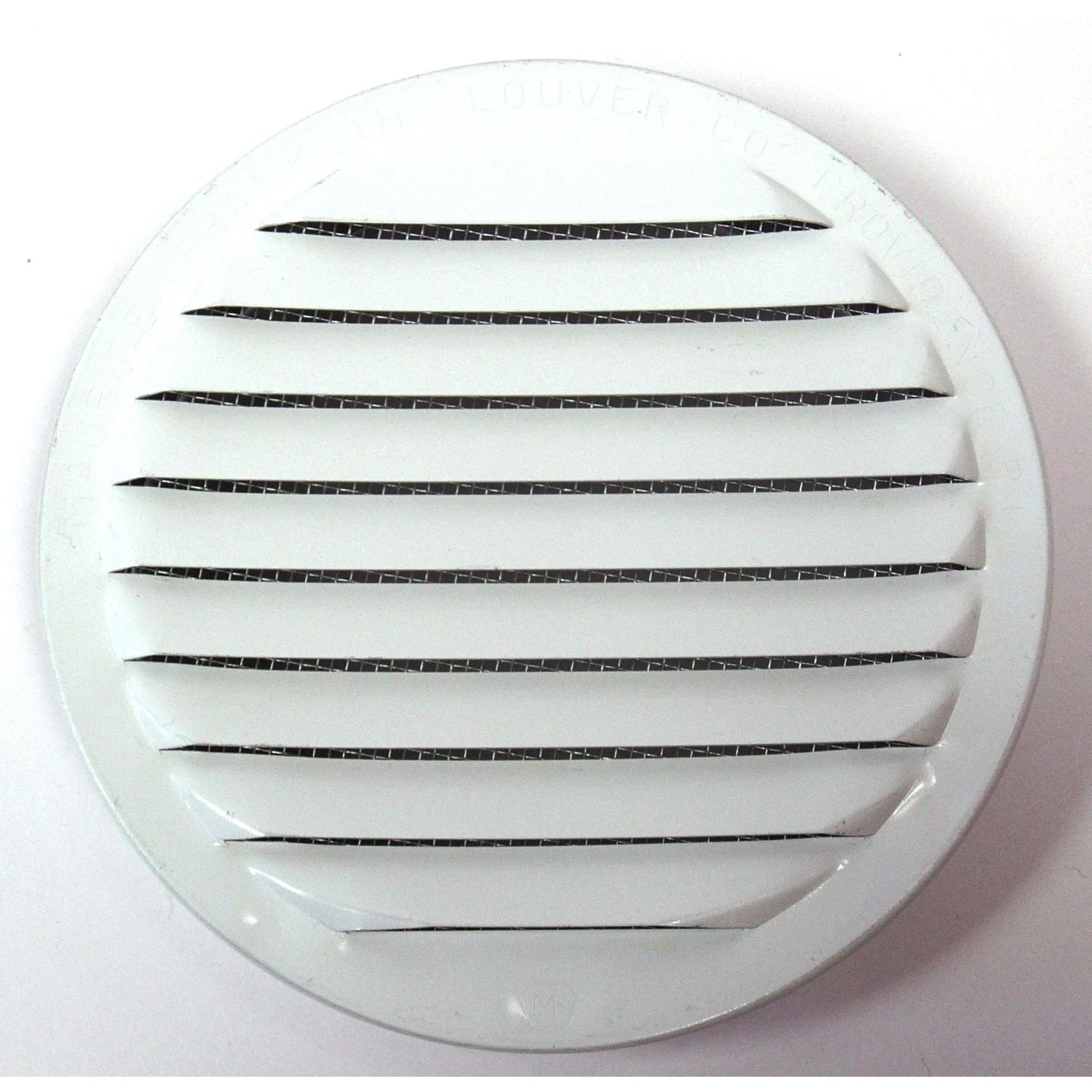 Insect-Proof Mini Louvers, White, 4-In., 4-Pk.