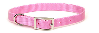 Pink Nylon Dog Collar, 3/4 X 16-inch, Model 00601 B Pkb16