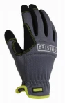 High-Performance Work Gloves, Synthetic Leather, Mesh Shell, Large, 2-Pk.