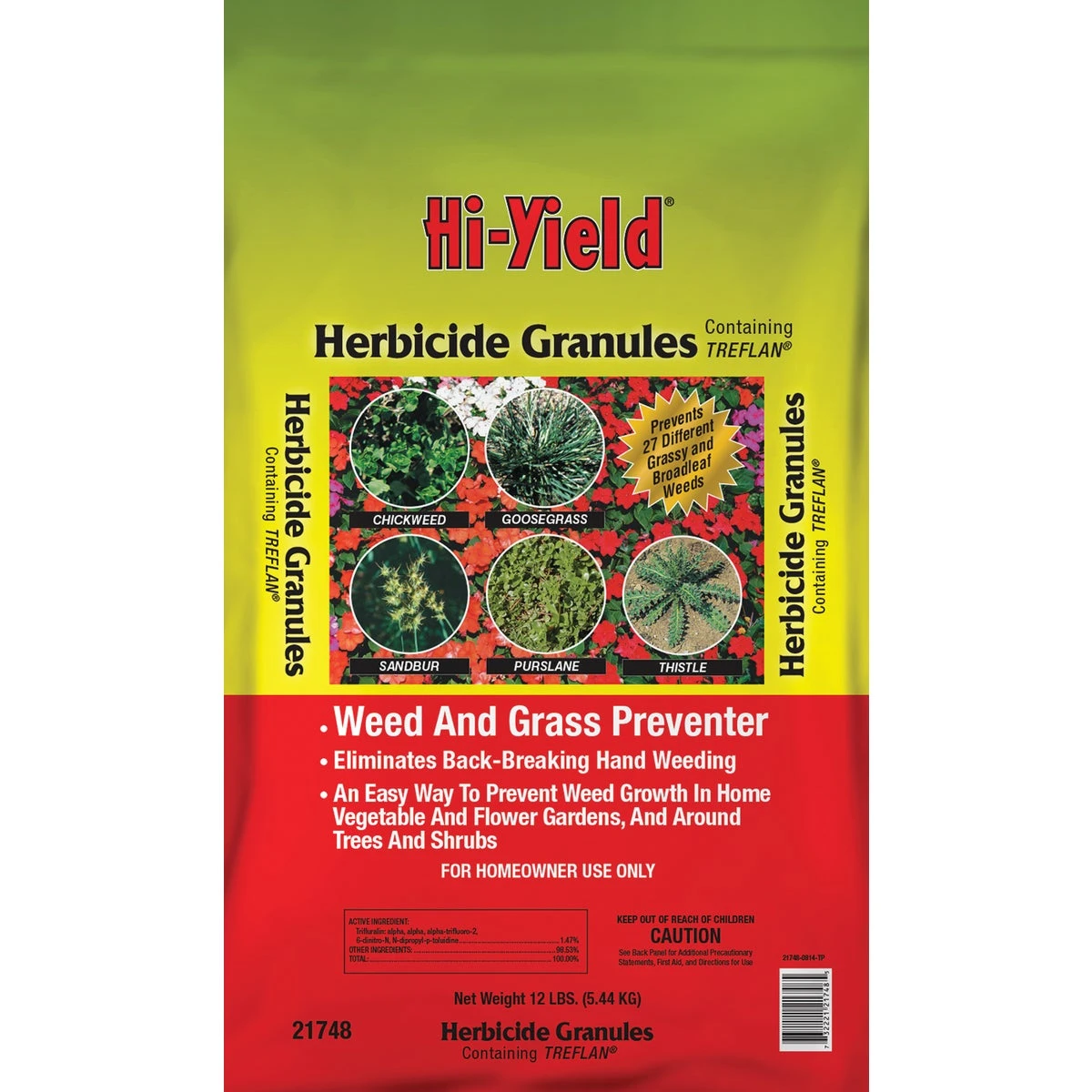 15 Lb. Ready To Use Granules Grass & Weed Preventer - Glyphosate-free