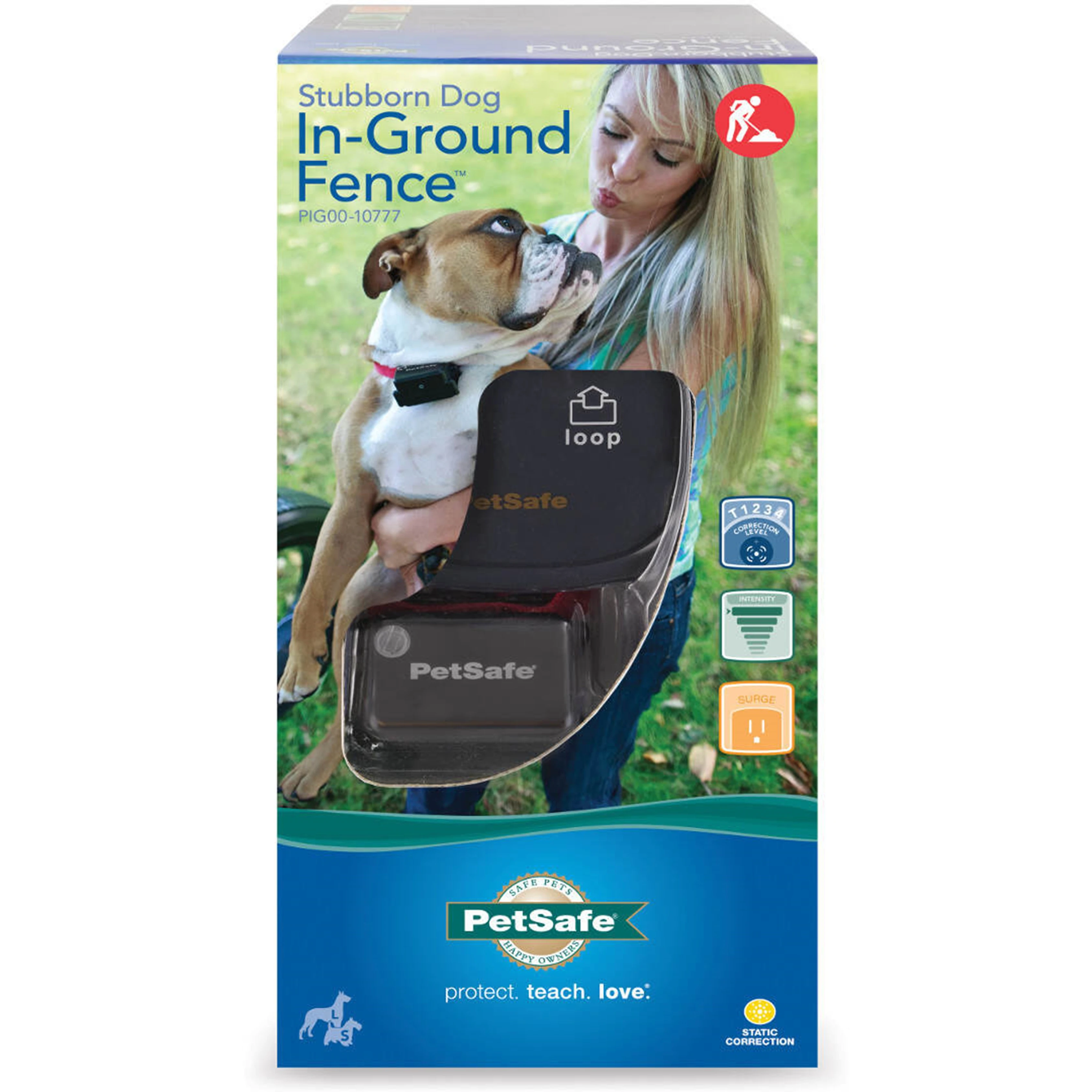 In-ground Stubborn Dog Fence Kit With Collar For Pets 8 Lbs And Up