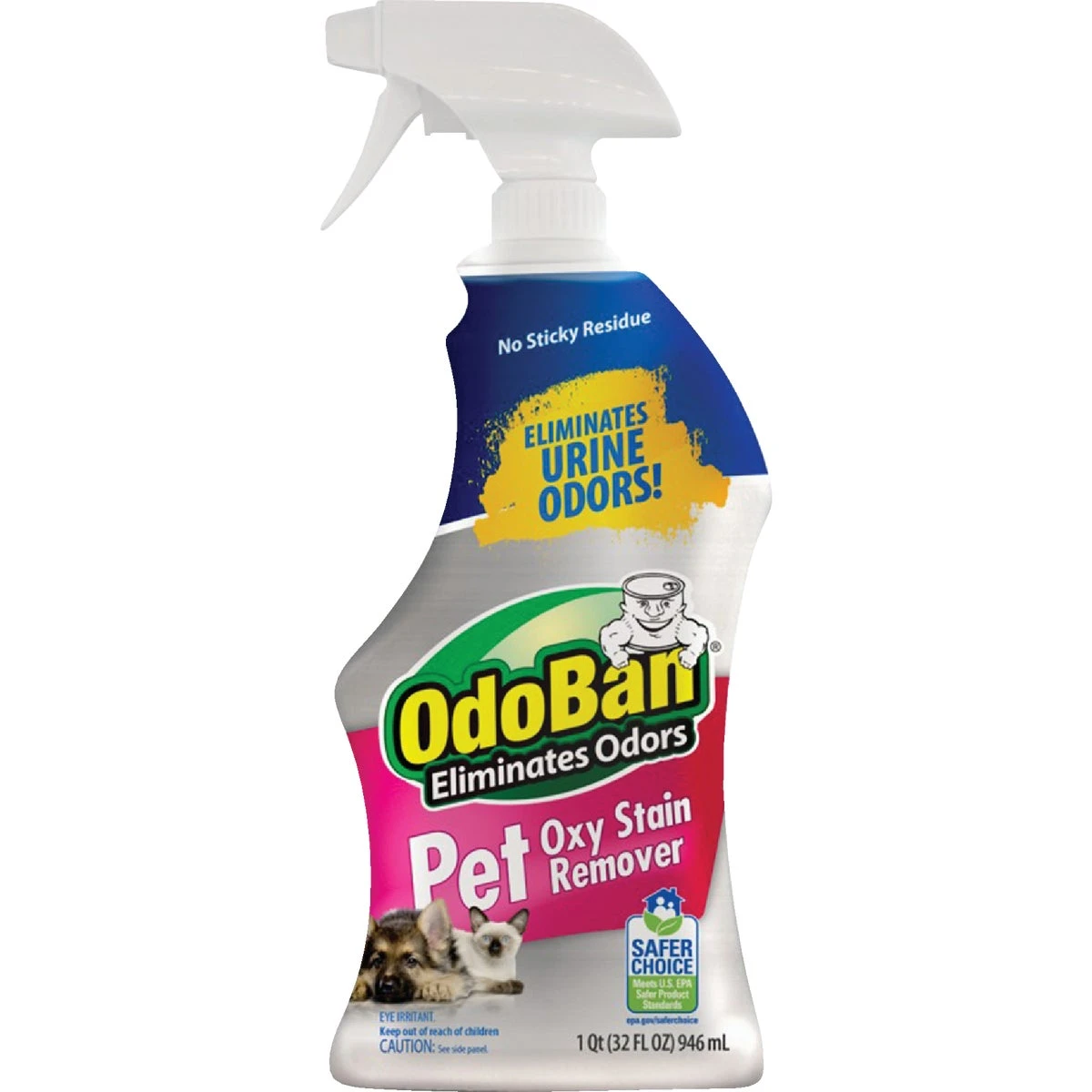32 Oz. Pet Oxy Stain Remover Carpet Cleaner - Trigger Spray For Tough Stains