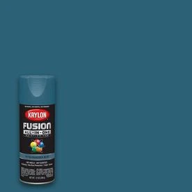 Fusion All-in-one Spray Paint + Primer, Satin Peacock Blue, 12-oz.