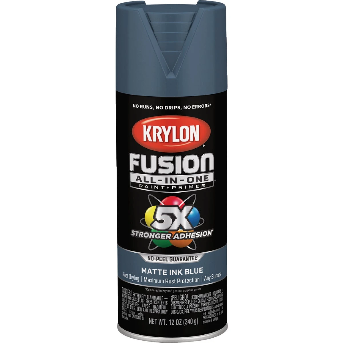 Fusion All-in-one 12 Oz. Matte Spray Paint, Ink Blue - No Prep Required
