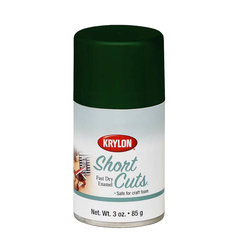 Short Cuts 3 Oz. High-gloss Enamel Spray Paint, Hunter Green