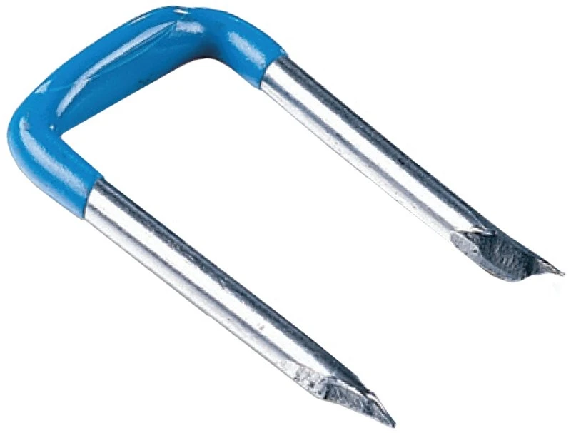 Insulated Staples, Blue, 1.25 x 9/16-In., 100-Pk.