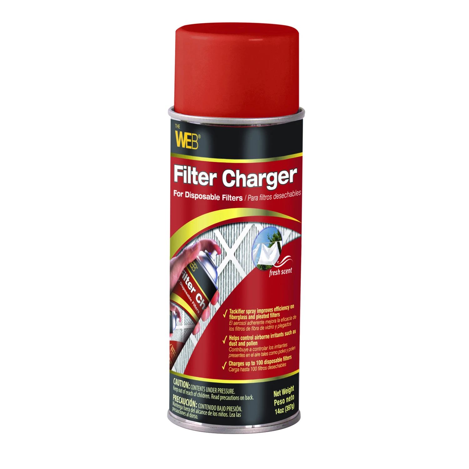 Filter Charger Aerosol Spray For Disposable Filters - Model Wcharg